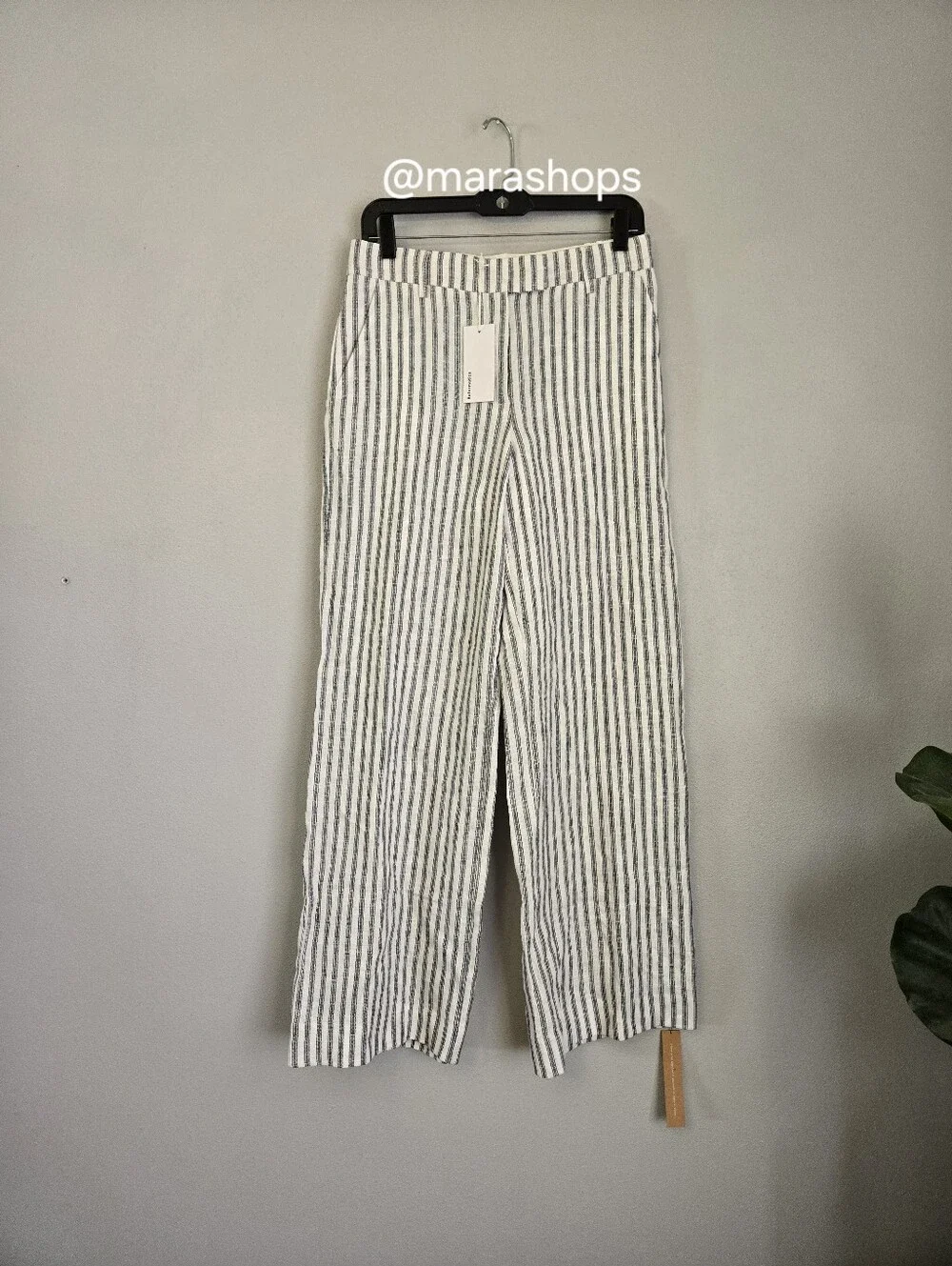 Reformation Carter Linen Mid Rise Pant